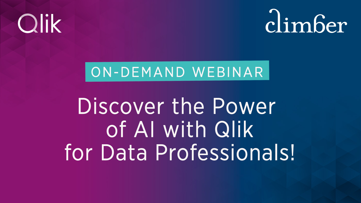 Discover the Power of AI with Qlik for Data Professionals